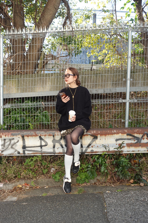 ベーシックルーズニット